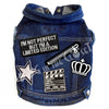 Black & White Limited Edition Denim Dog Jacket
