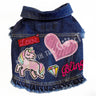 Bling Unicorn Denim Dog Jacket