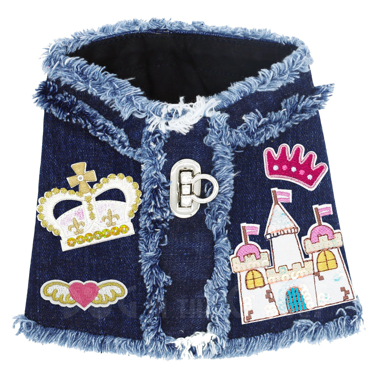 Queen of the Castle Denim Harness Vest
