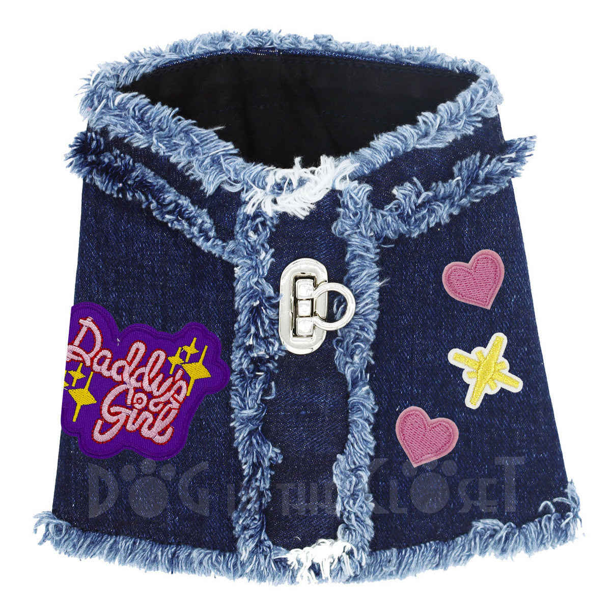 Daddys Girl Denim Harness Vest