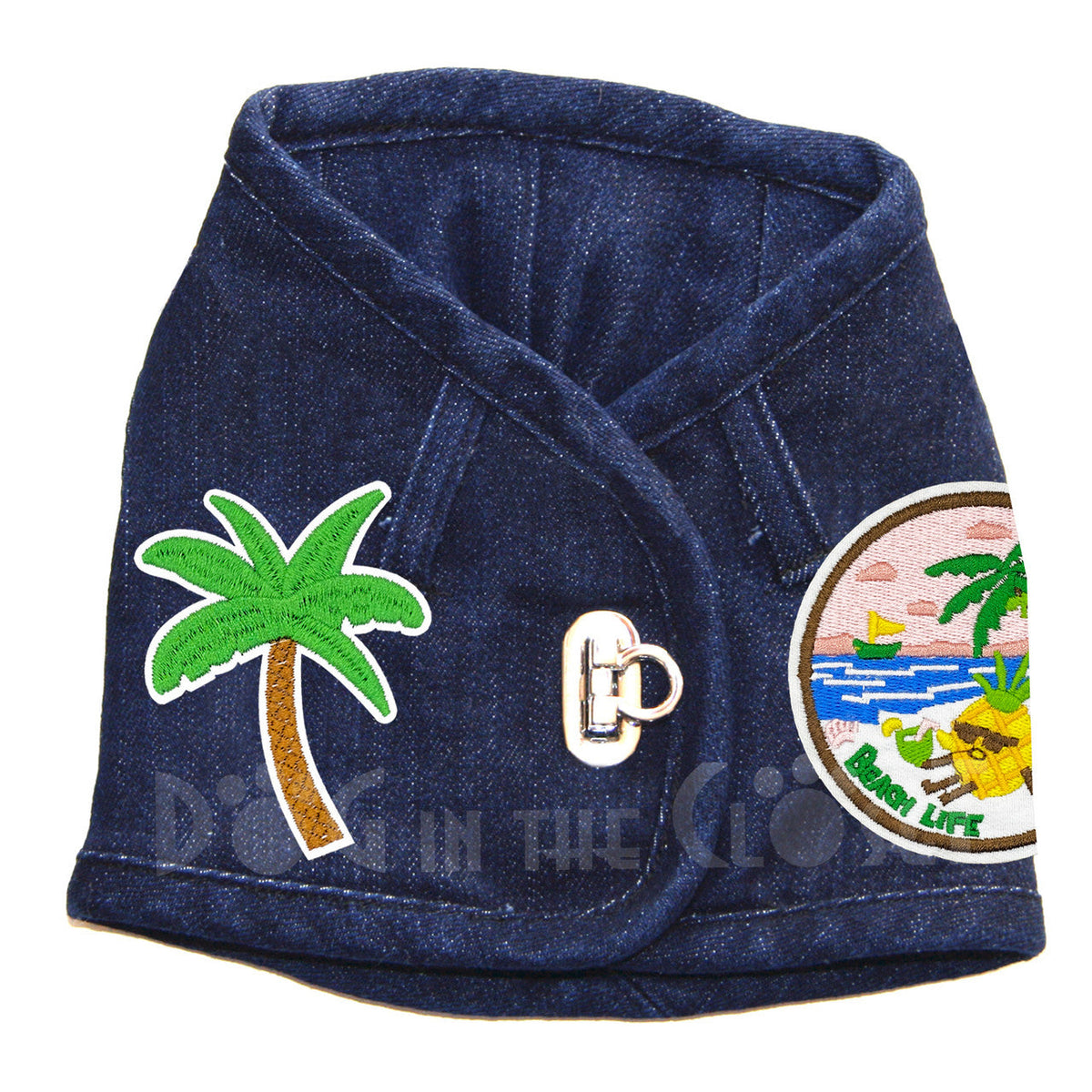 Beach Life Denim Harness Vest