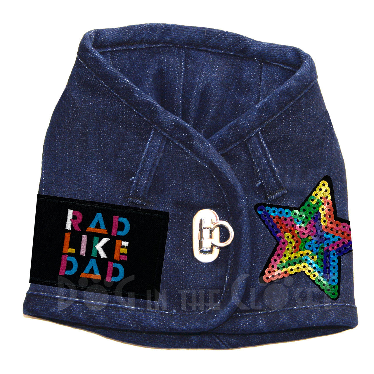 Rad Like Dad Denim Harness Vest