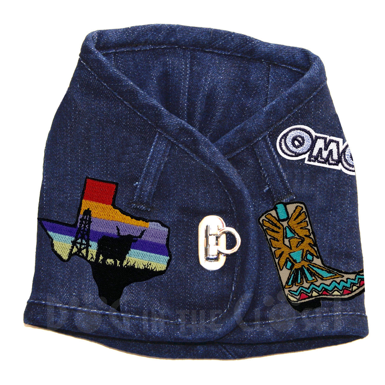 Texas Denim Harness Vest