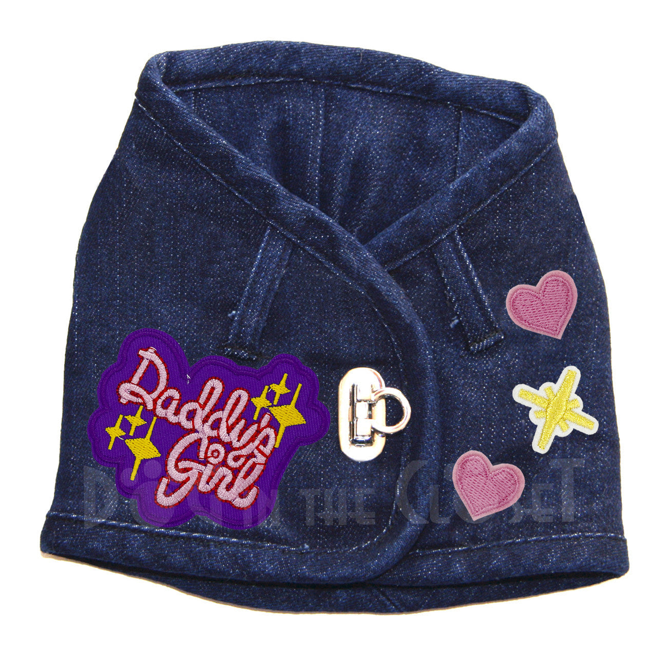 Daddys Girl Denim Harness Vest