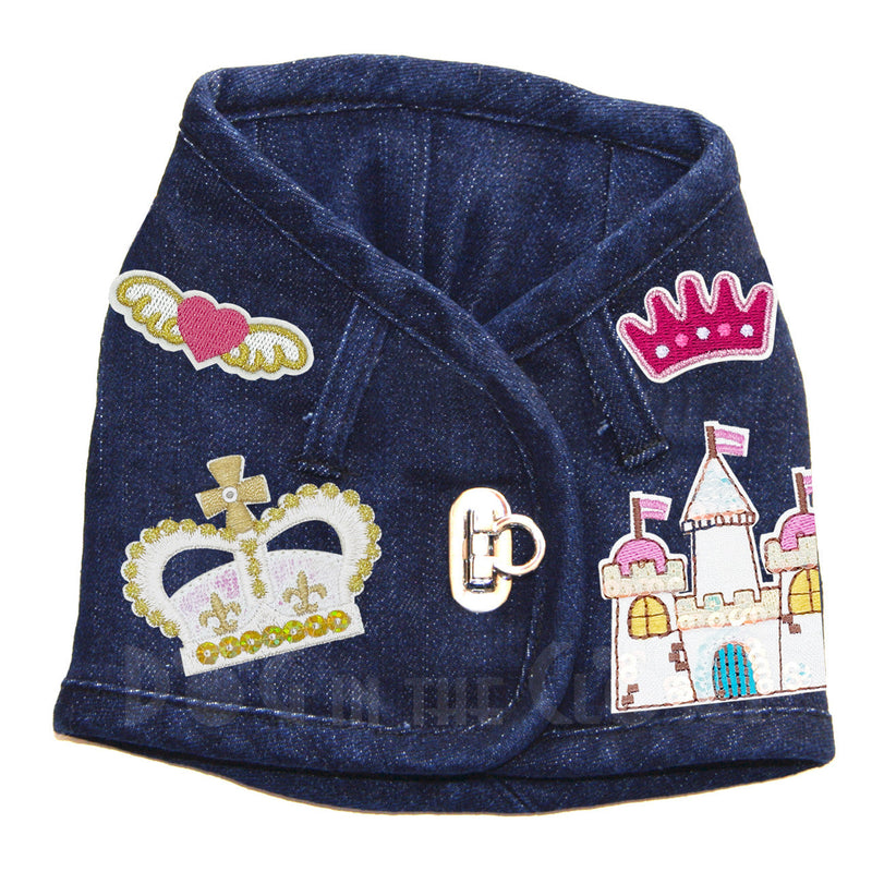 Queen of the Castle Denim Harness Vest