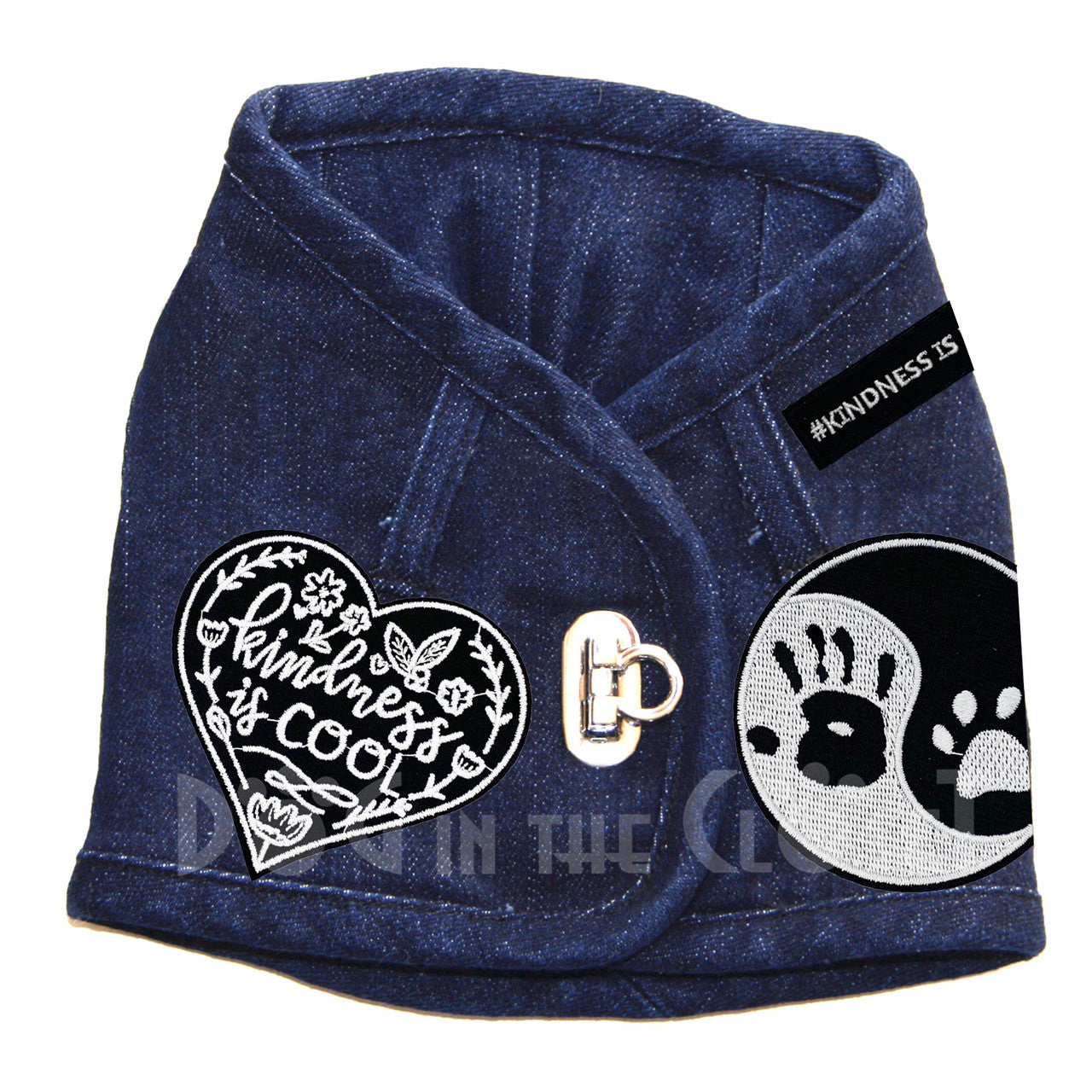 Kindness is Cool Denim Harness Vest
