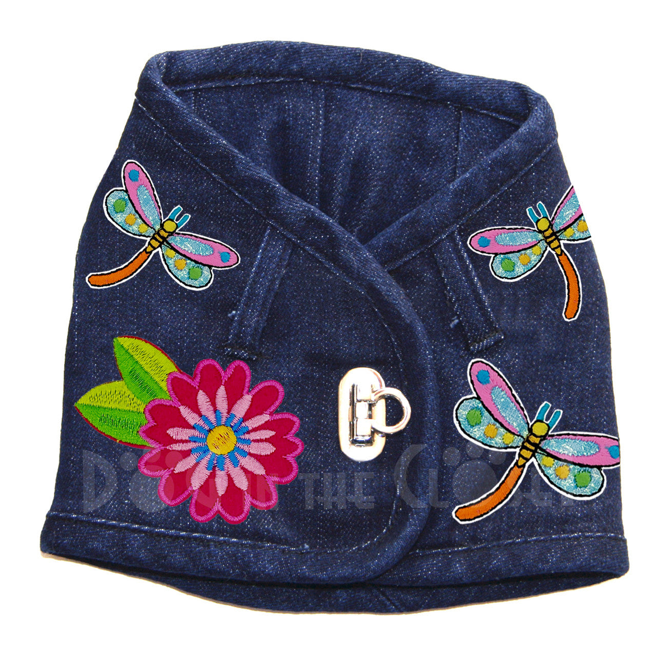 The Basic Hollywood Denim Harness Vest (Collars & Patches Sold Separately)