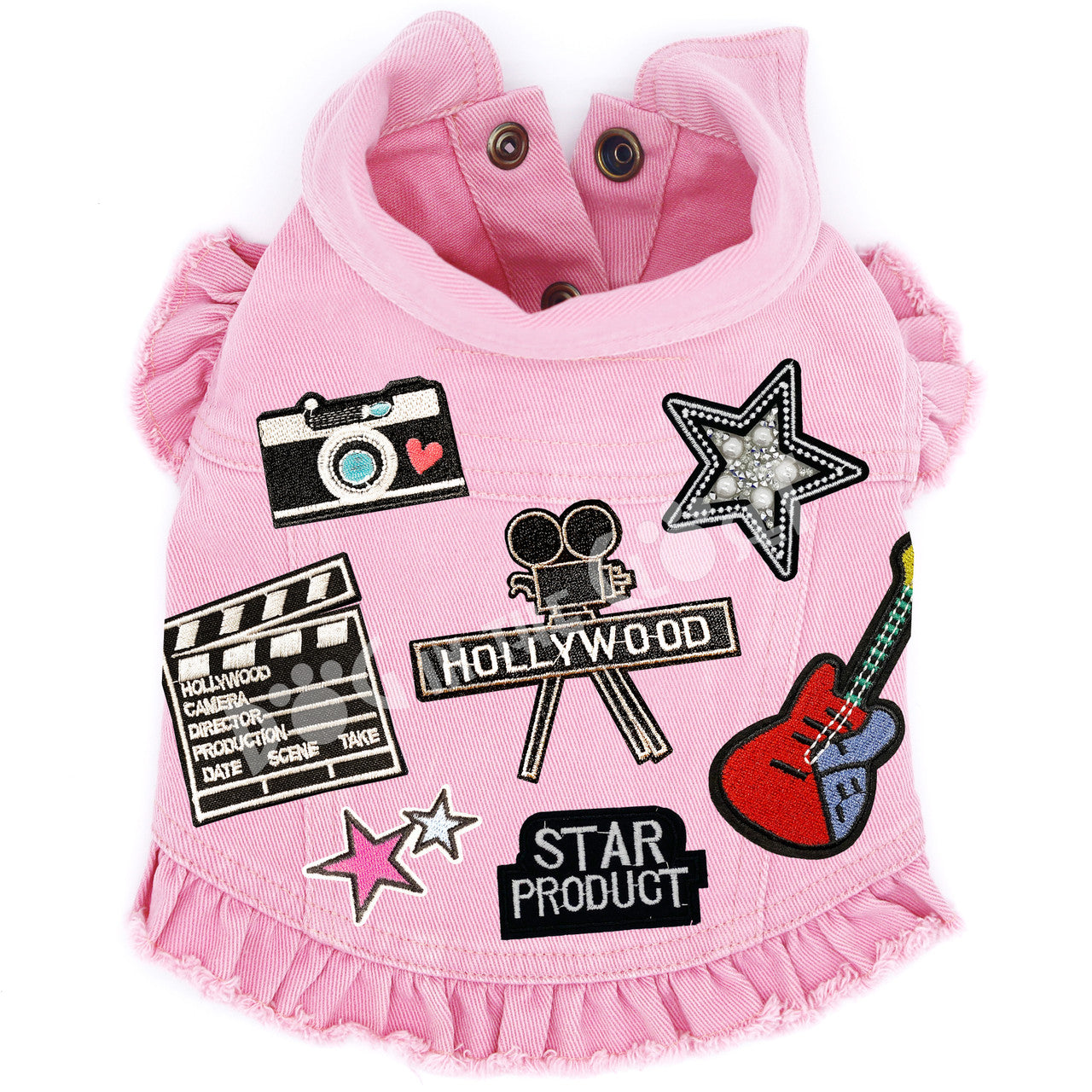 Hollywood Star Denim Dog Jacket