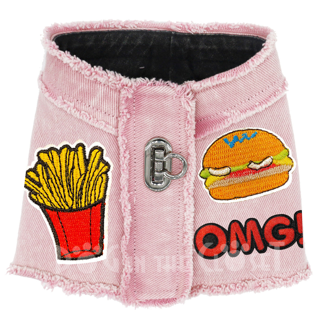 Fast Food OMG Denim Harness Vest
