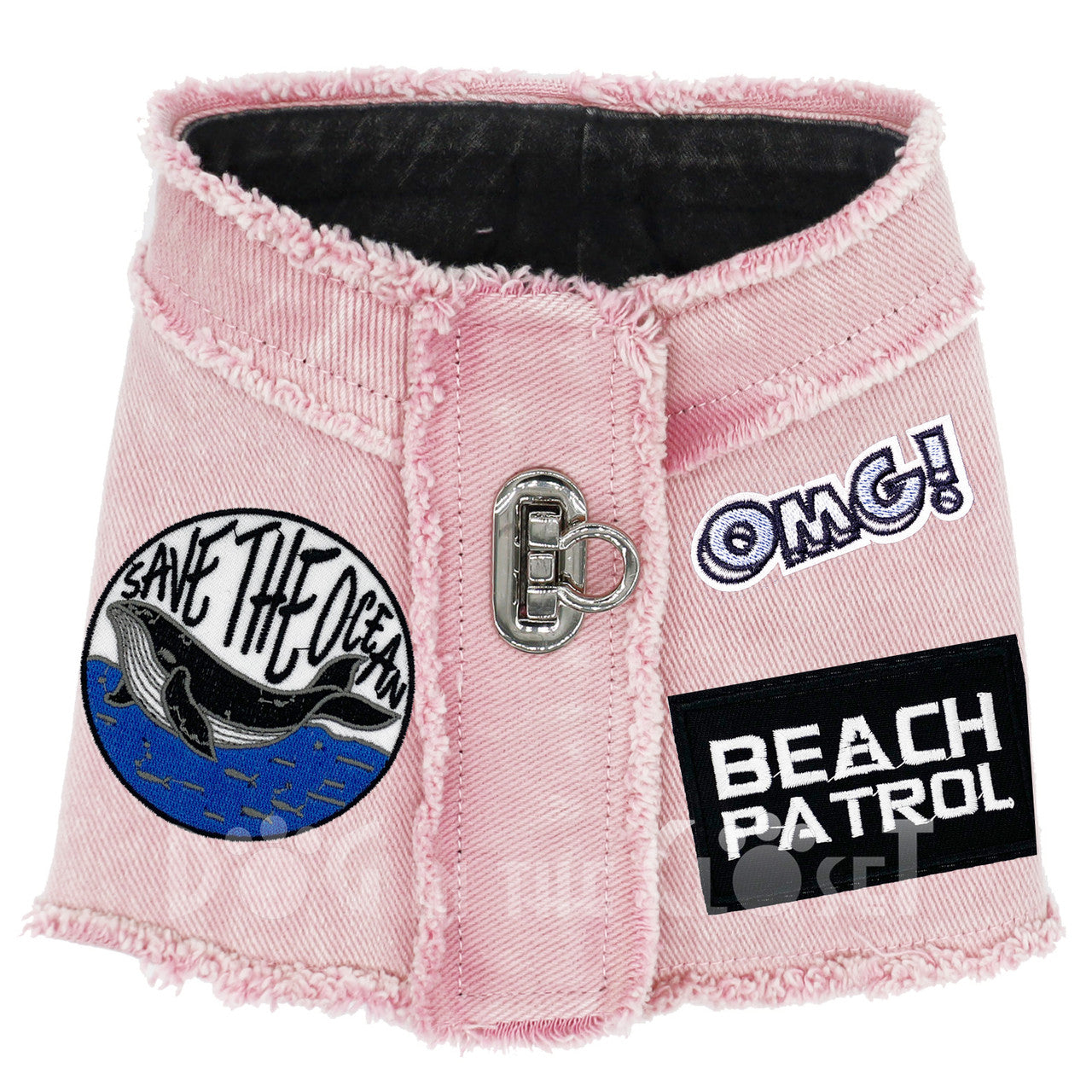 Save the Ocean Denim Harness Vest