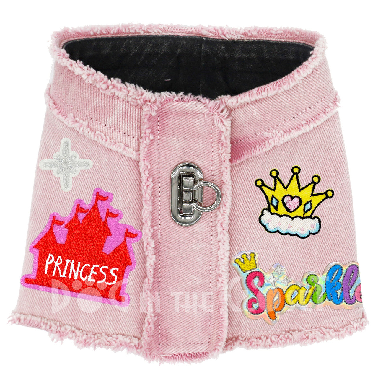 Sparkle Princess Denim Harness Vest