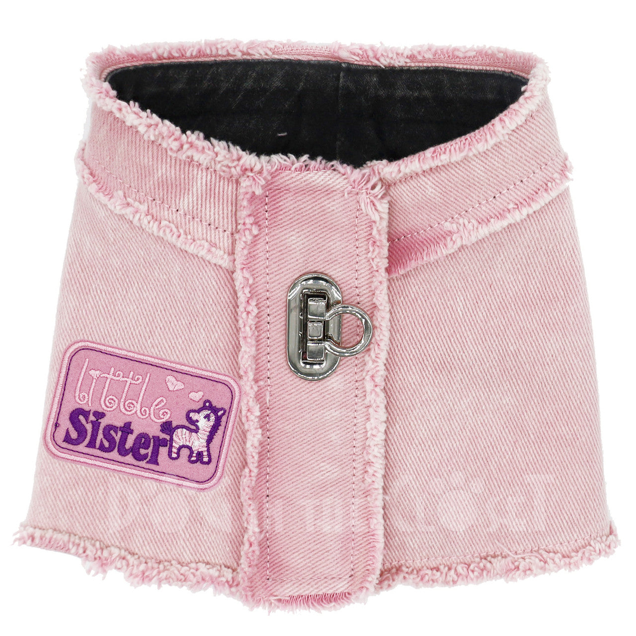 Little Sister Denim Harness Vest