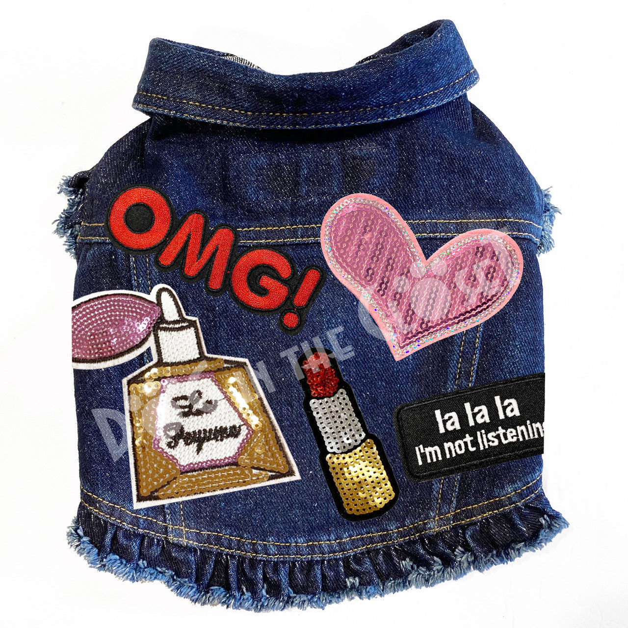 OMG Diva Denim Dog Jacket