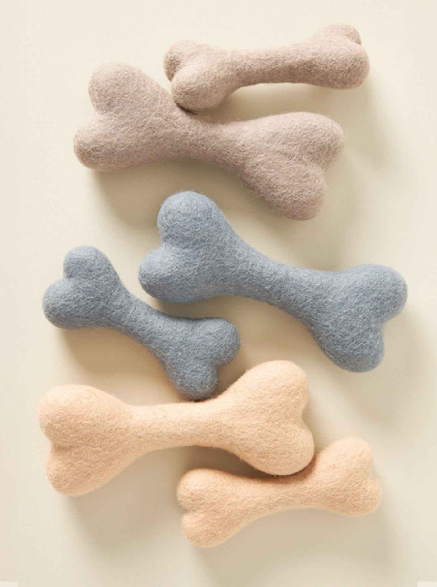 Neutral Woolbone Dog Toy