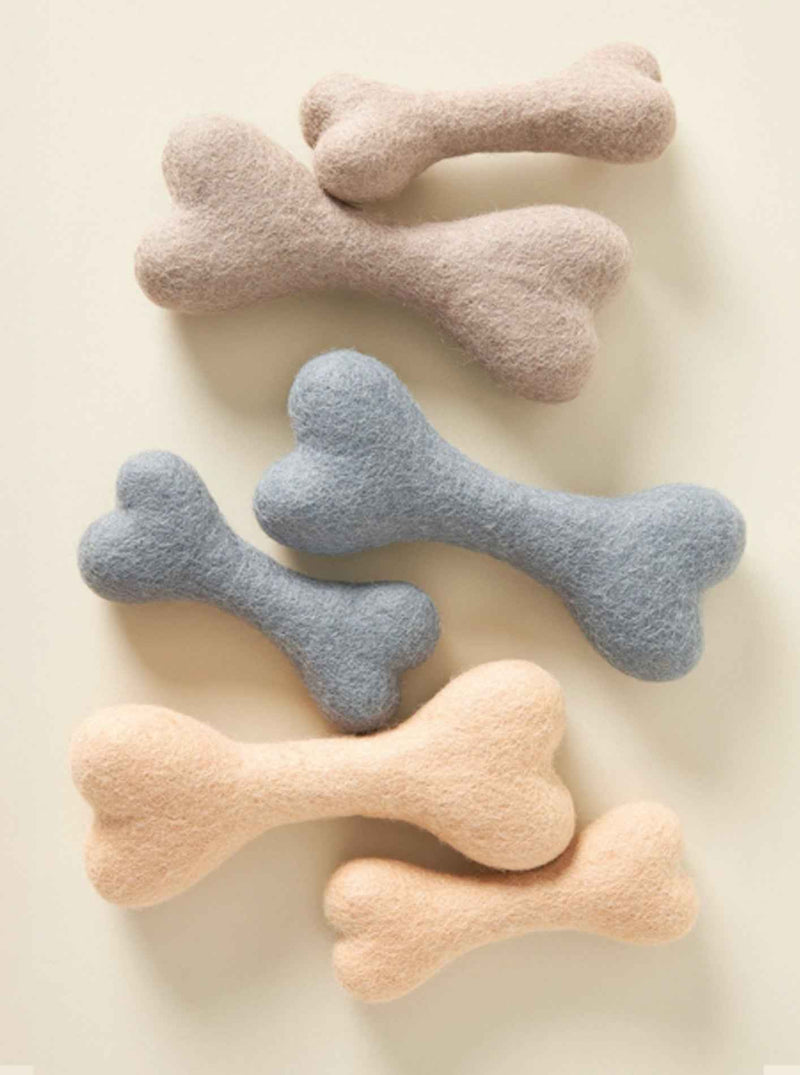 Neutral Woolbone Dog Toy