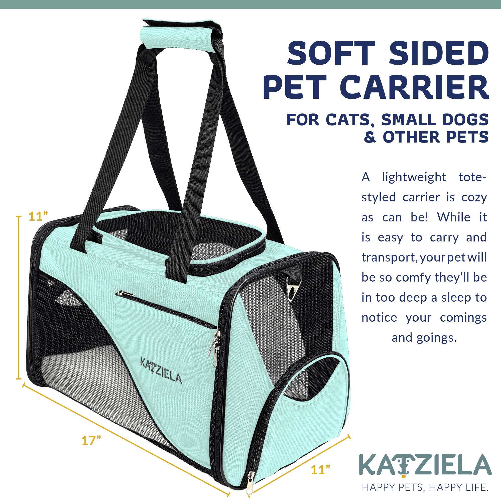 Safari Sleeper Pet Carrier - Comfortable | HT Animal Supply