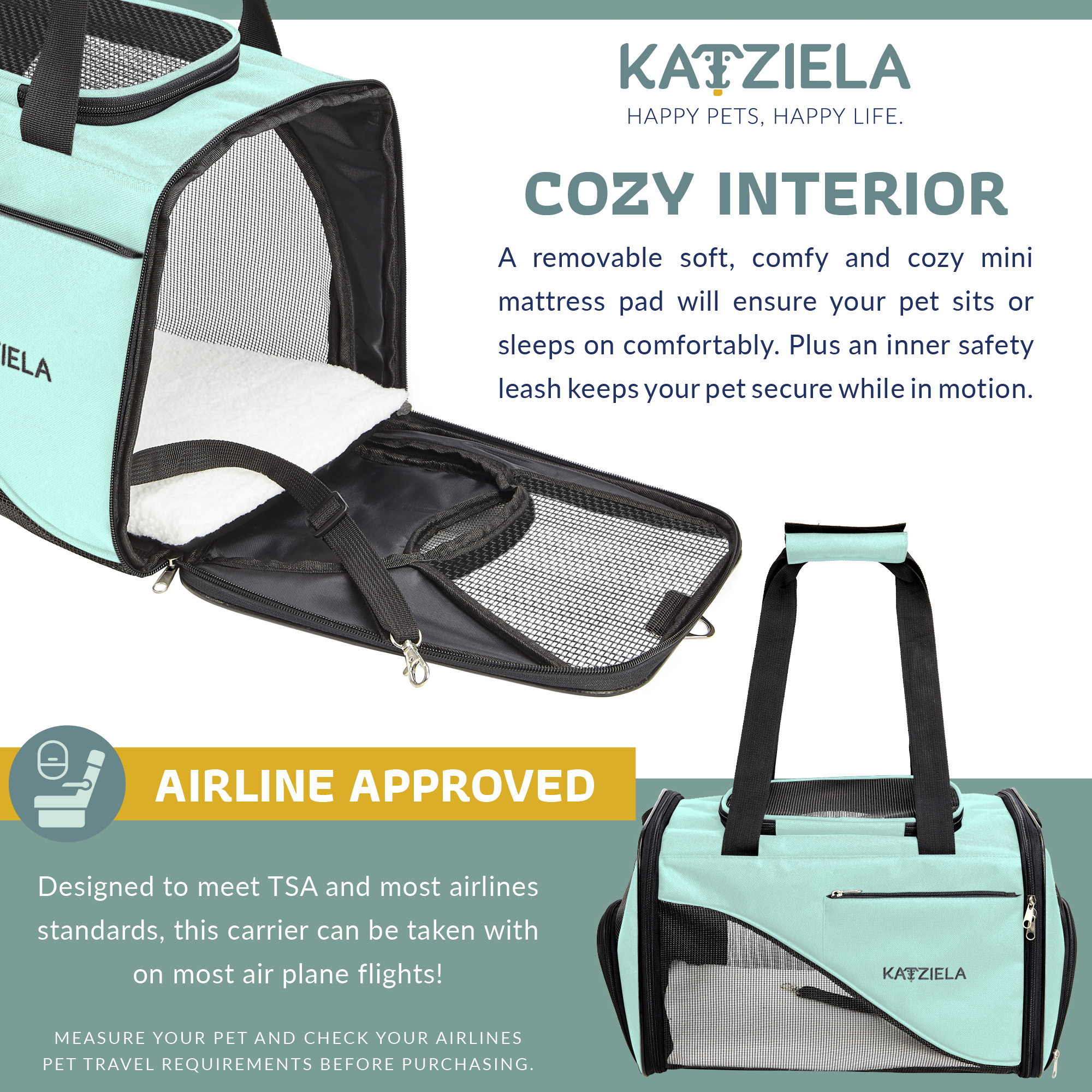 Safari Sleeper Pet Carrier - Comfortable
