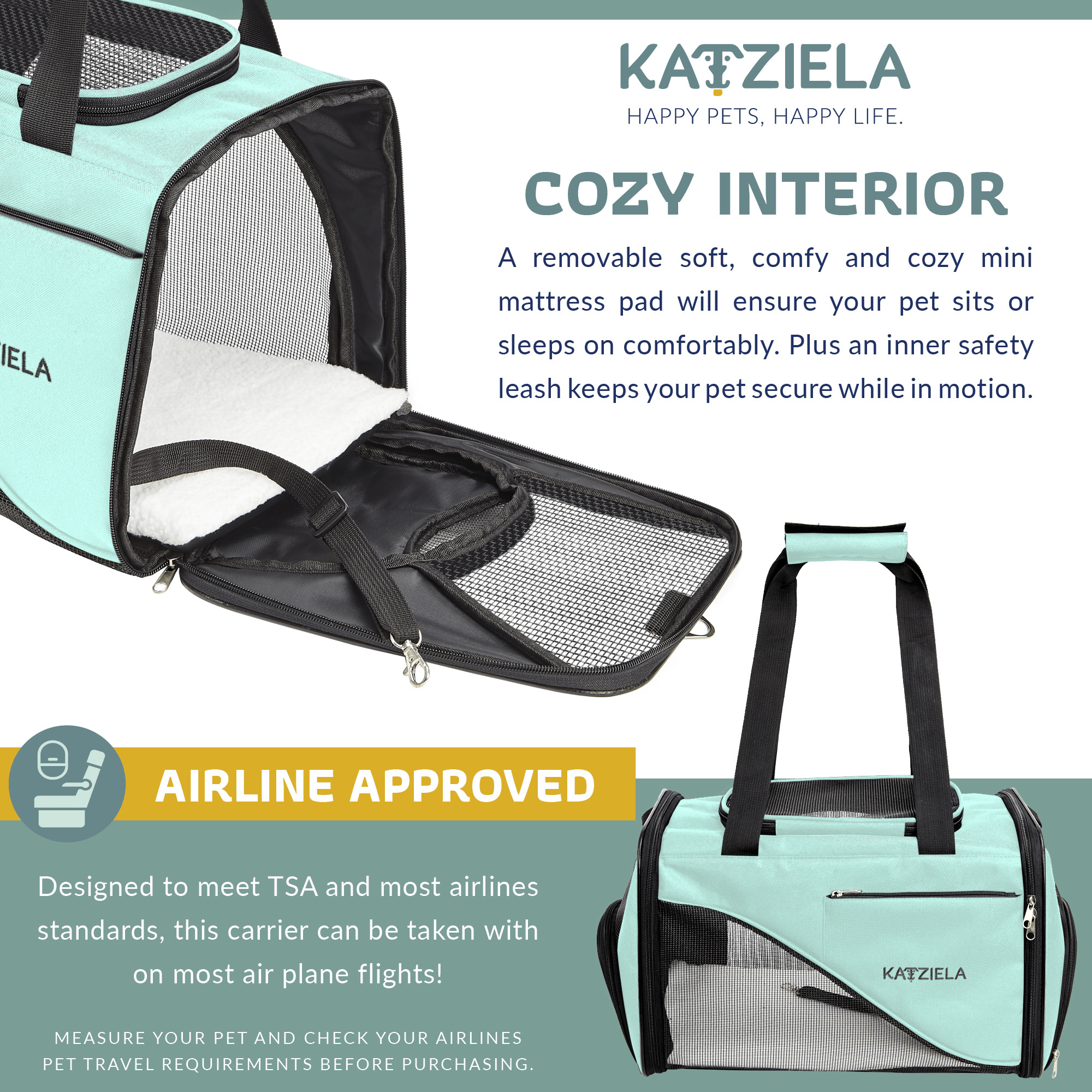 Safari Sleeper Pet Carrier - Comfortable | HT Animal Supply