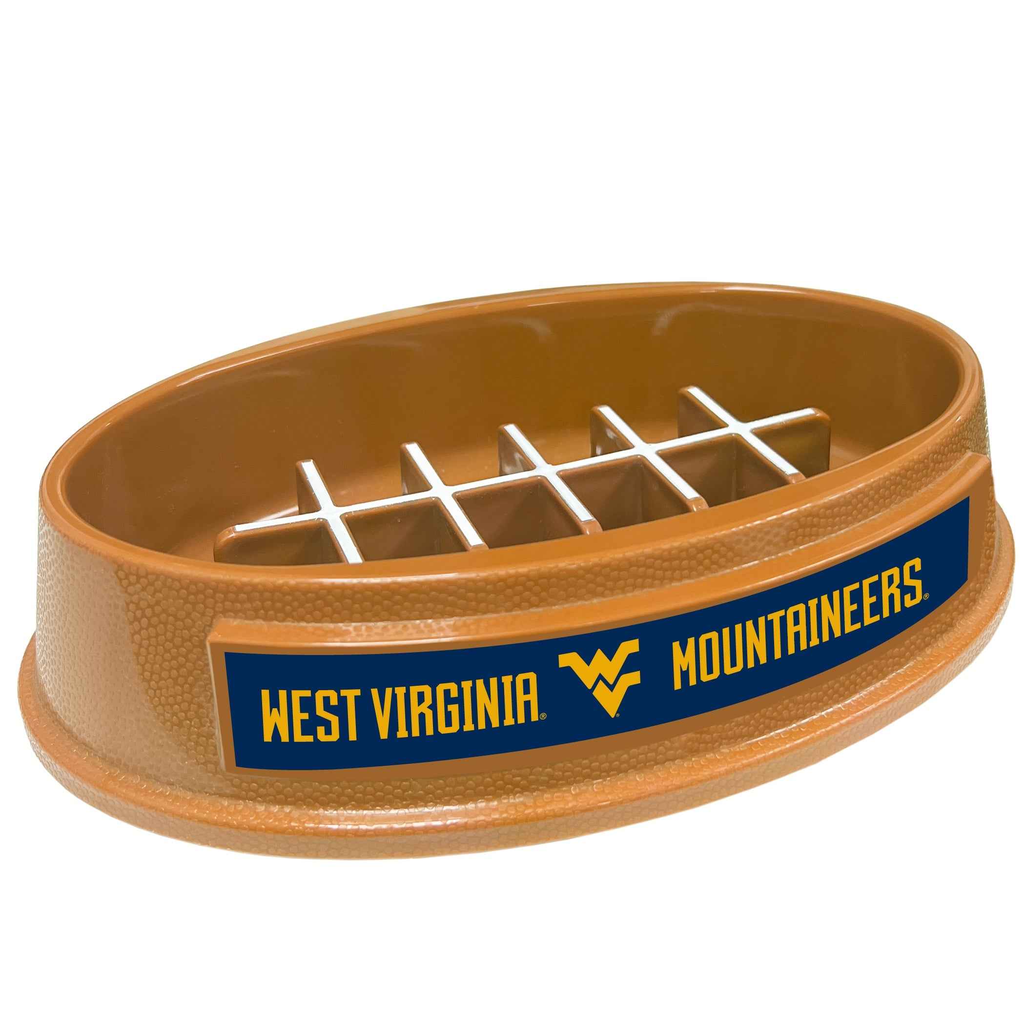West Virginia Football Slow Feeder Bowl
