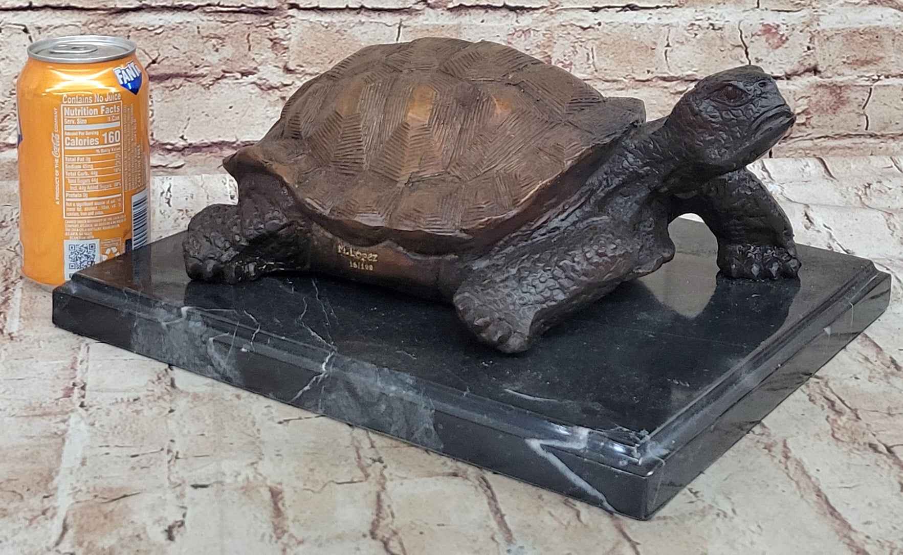 Limited Edition Bronze Tortoise Turtle Life Size Sculpture Statue Figure