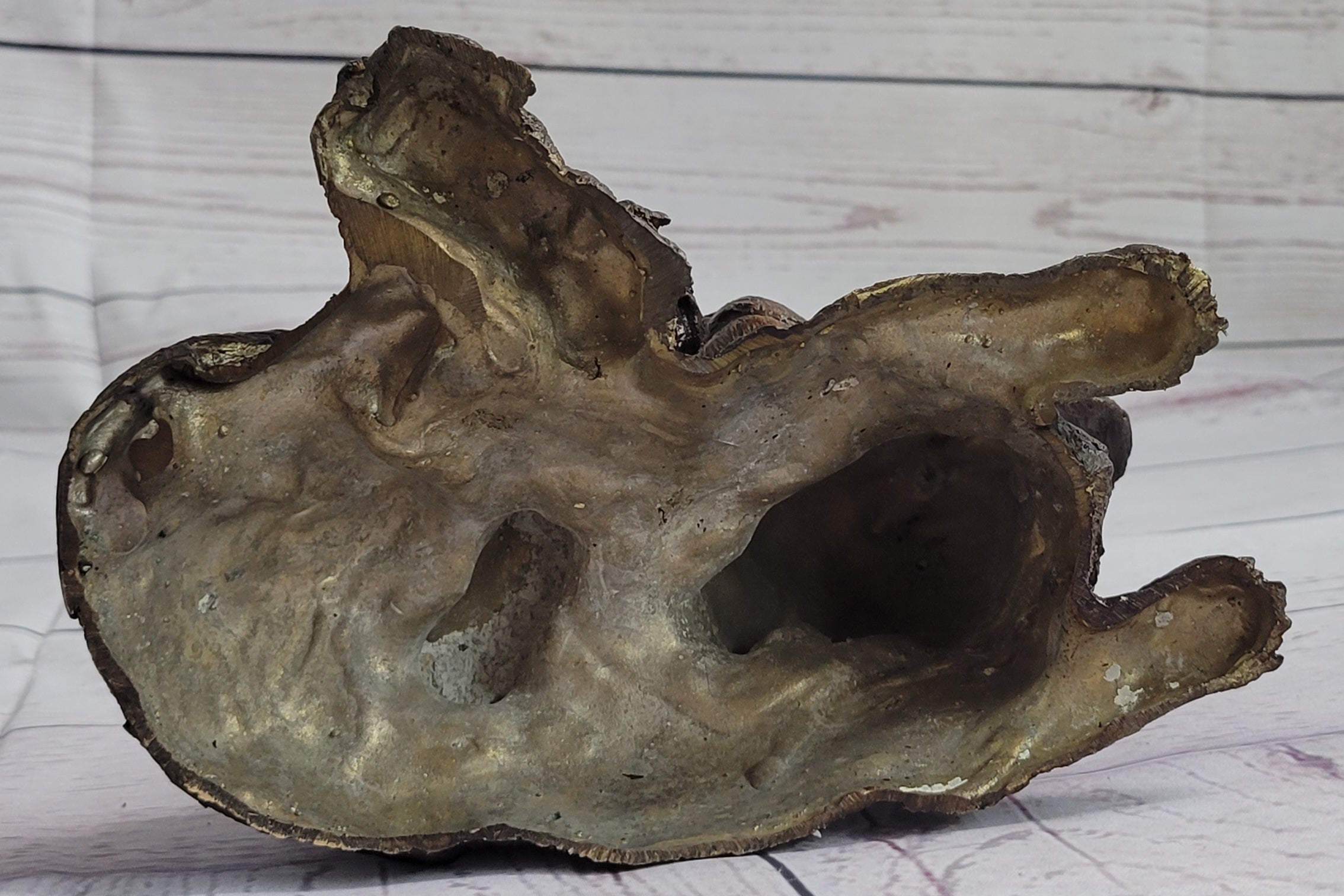 Labrador Retriever and Puppy Bronze Sculpture Dog Figure Figurine Decor 4" x 8"