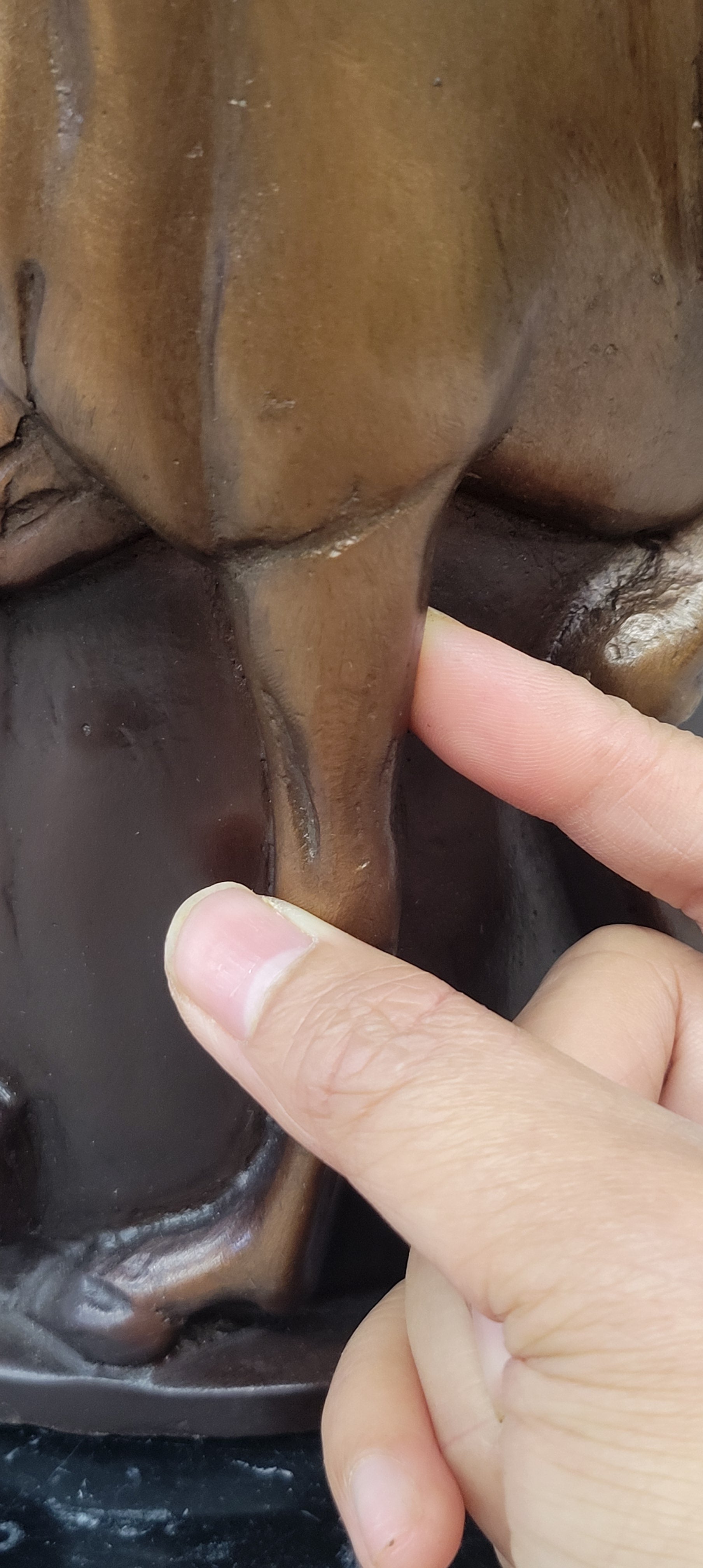 Bronze Horse Relief Sculpture Vase; Equestrian Art Urn with Horse Figures on Marble Base