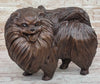 Life Size Pomeranian Dog Puppy Bronze Statue Sculpture Figurine Handmade 13" x 16"