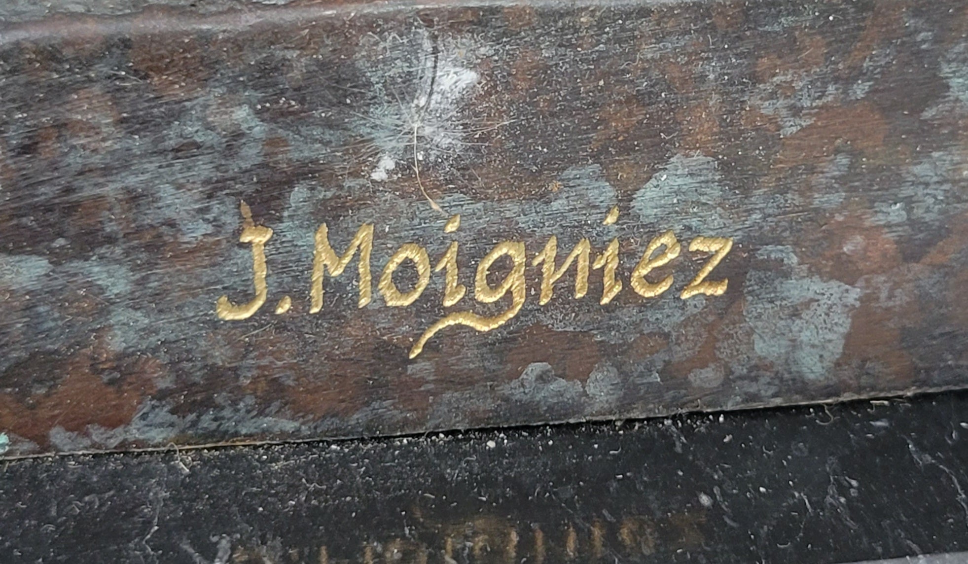 Hunting Dog Retriever w/ Rabbit in Mouth Bronze Statue Sculpture Figure 16" x 16"