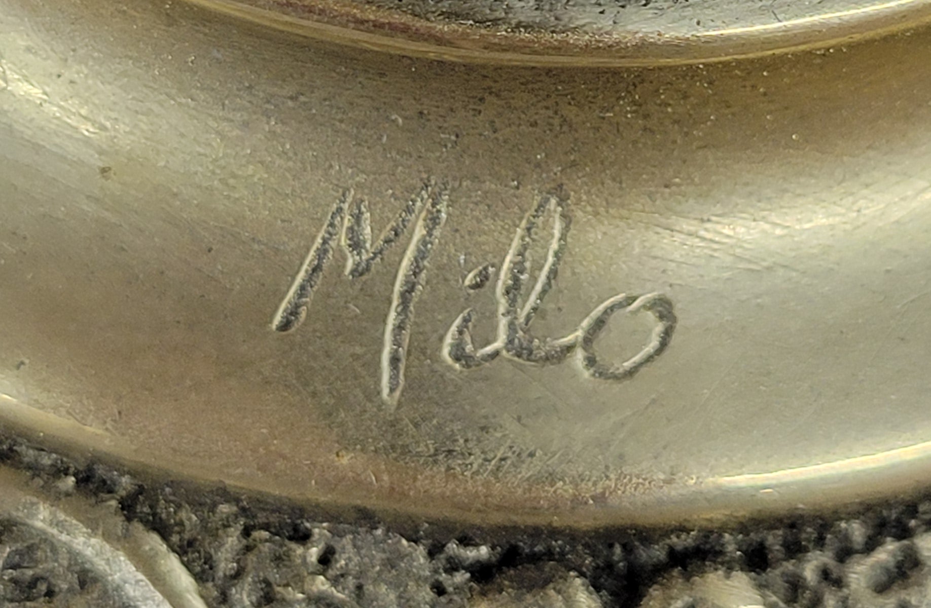 Hot Cast Bronze Eagle on Golden Pedestal Signed Original Wildlife Birds Art by Milo