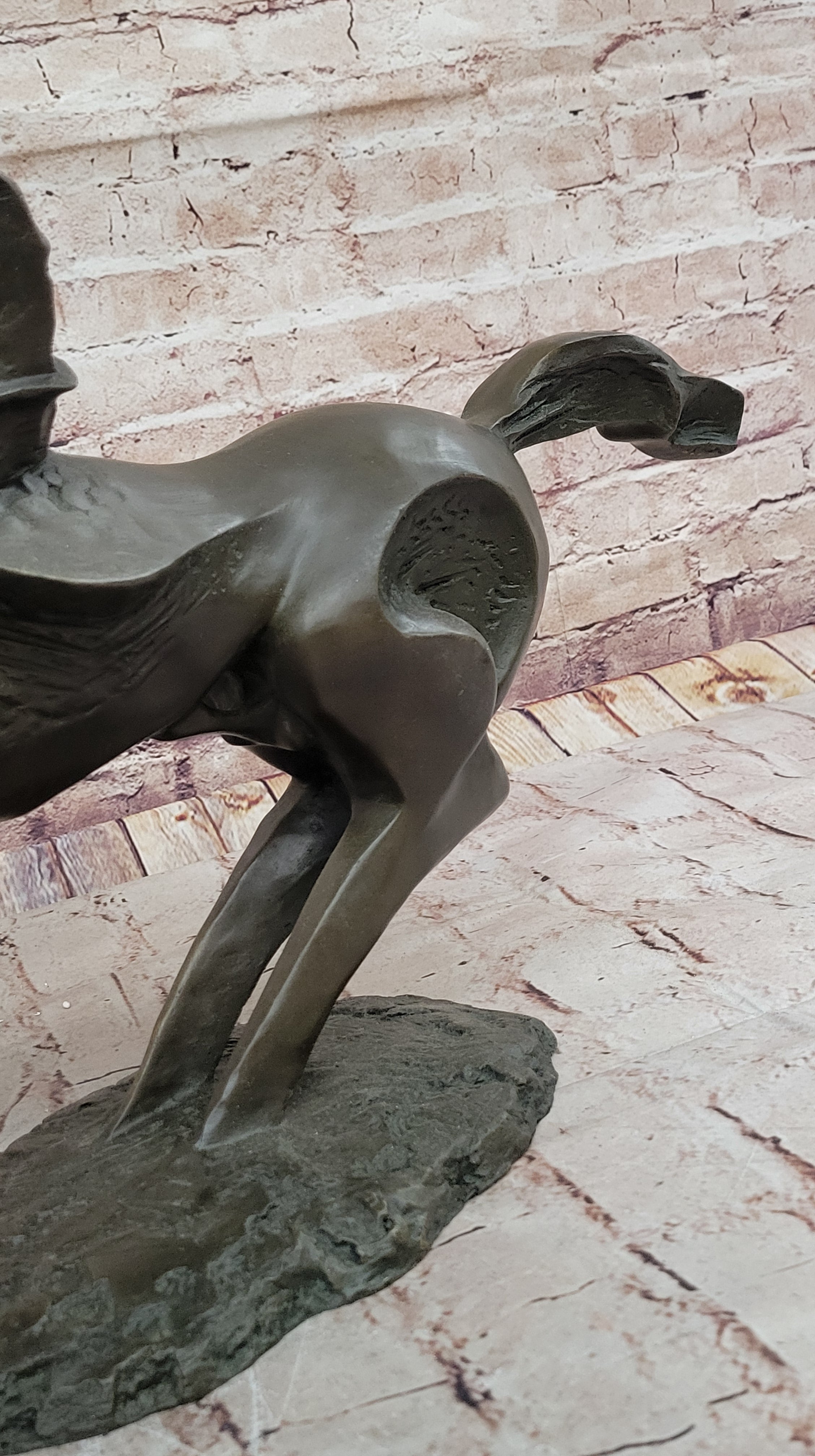 Abstract Bronze Stallion; Modern Equine Sculpture for Contemporary Décor