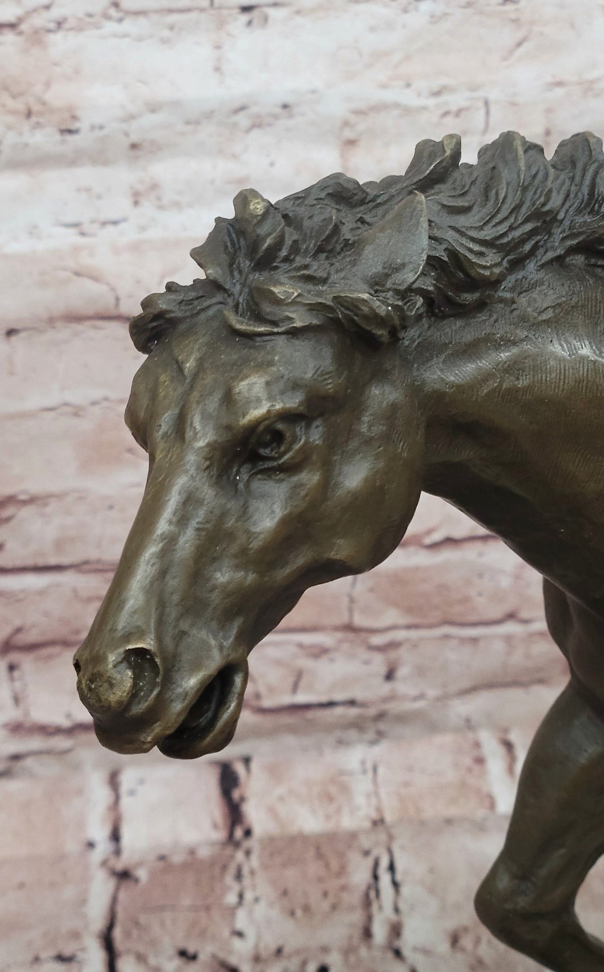 Bronze Running Horse Sculpture Galloping Stallion Statue