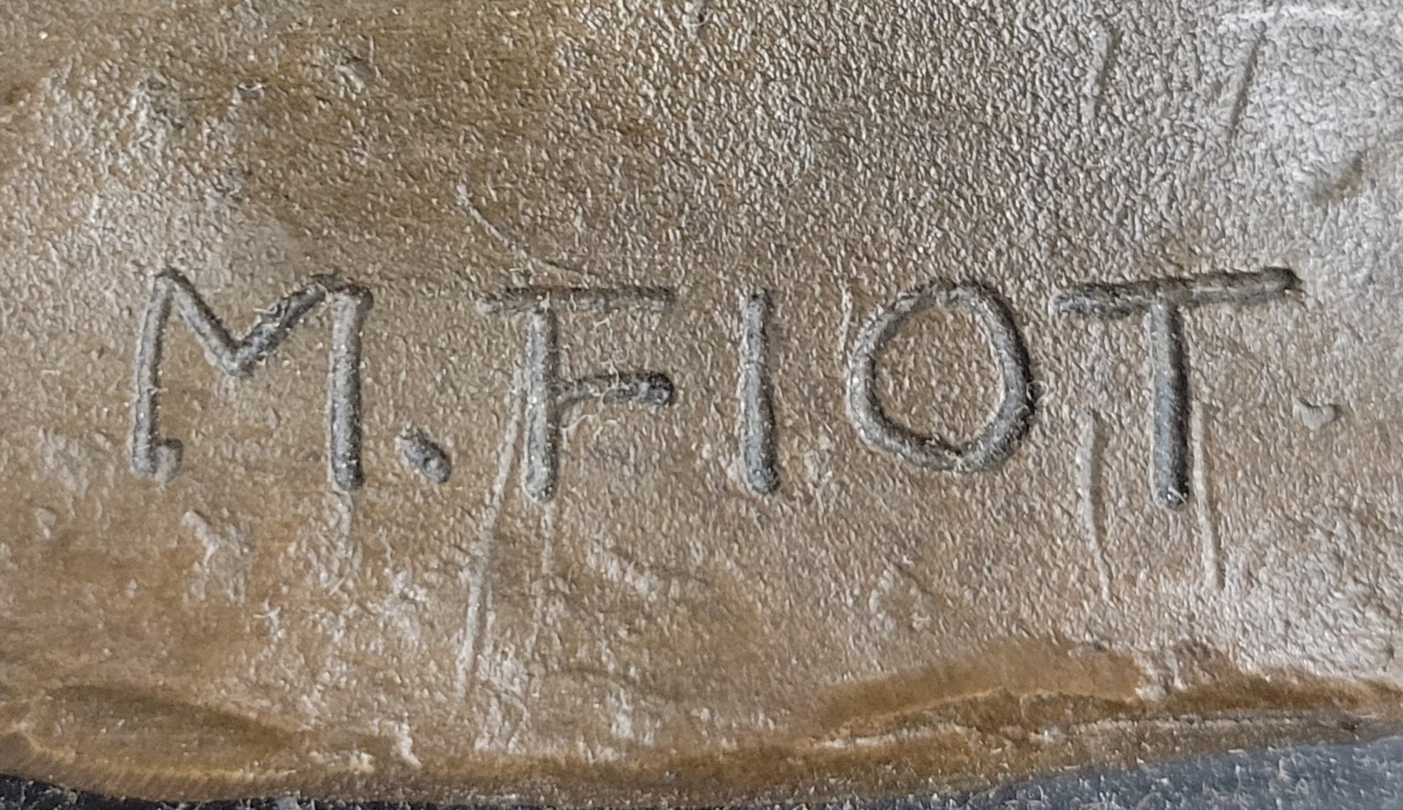 M. Fiot Deer in the Forest; Majestic Bronze Wildlife Sculpture on Marble Base