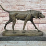 Service Dog Support Animal Bronze Statue Sculpture Figure 9.5" x 12"