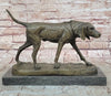 Service Dog Support Animal Bronze Statue Sculpture Figure 9.5" x 12"
