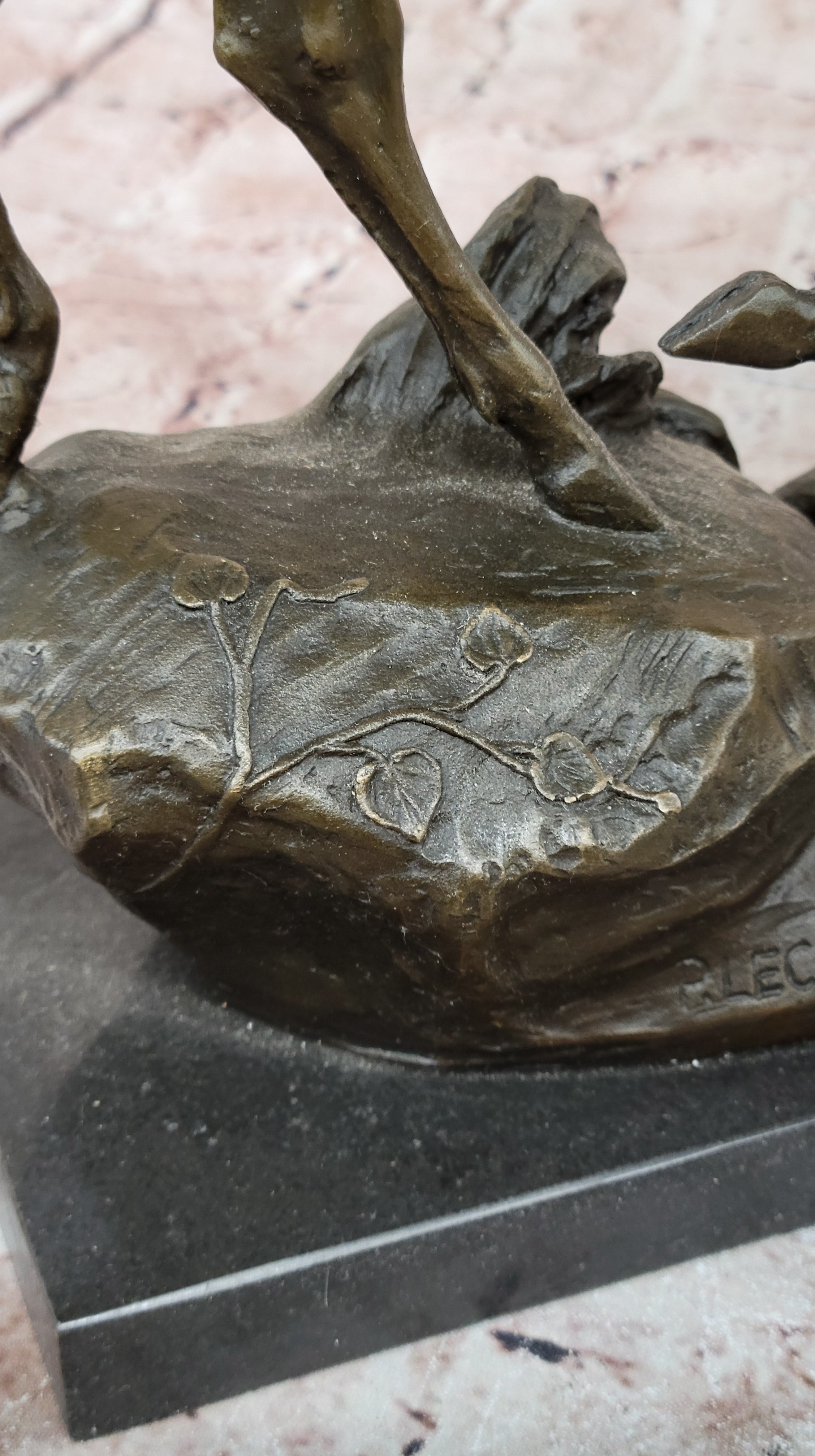 Milo "Stag by Lecourtier" Reproduction; Majestic Deer Bronze Sculpture