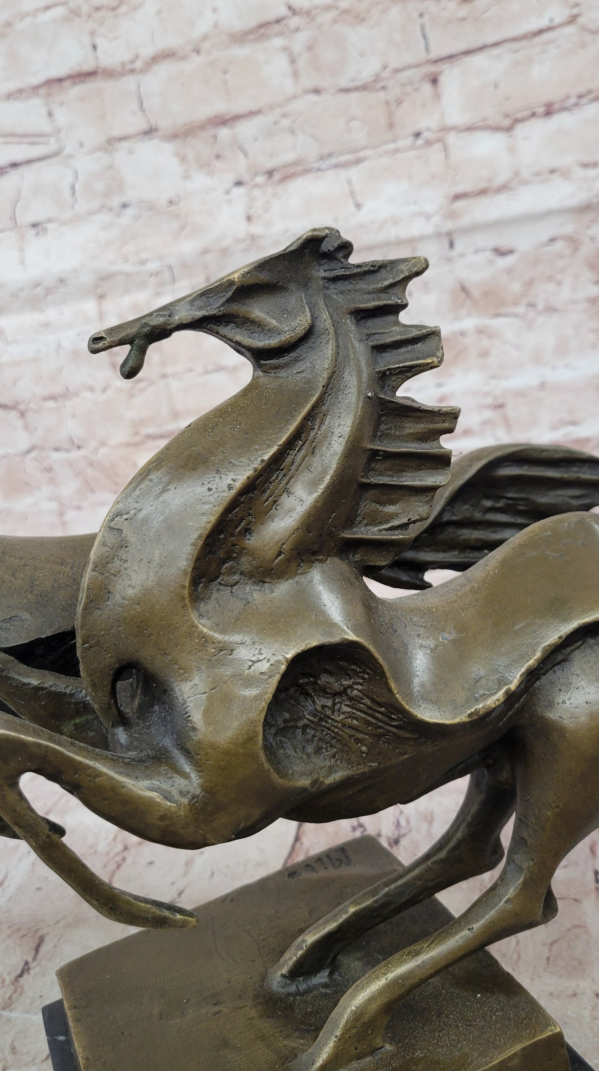 Abstract Galloping Horses Bronze Sculpture Original Equine Art Signed by Milo