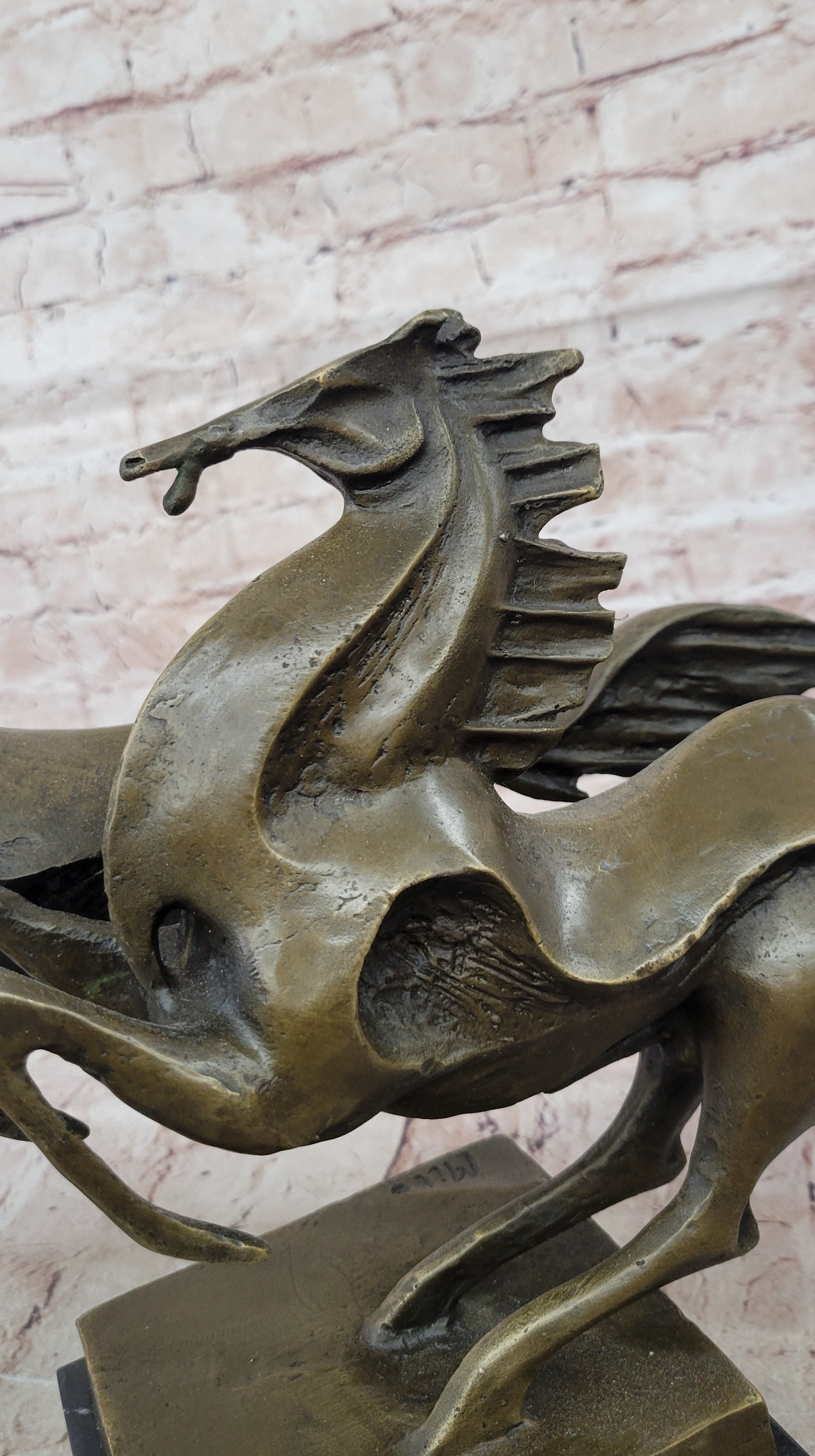 Abstract Galloping Horses Bronze Sculpture Original Equine Art Signed by Milo