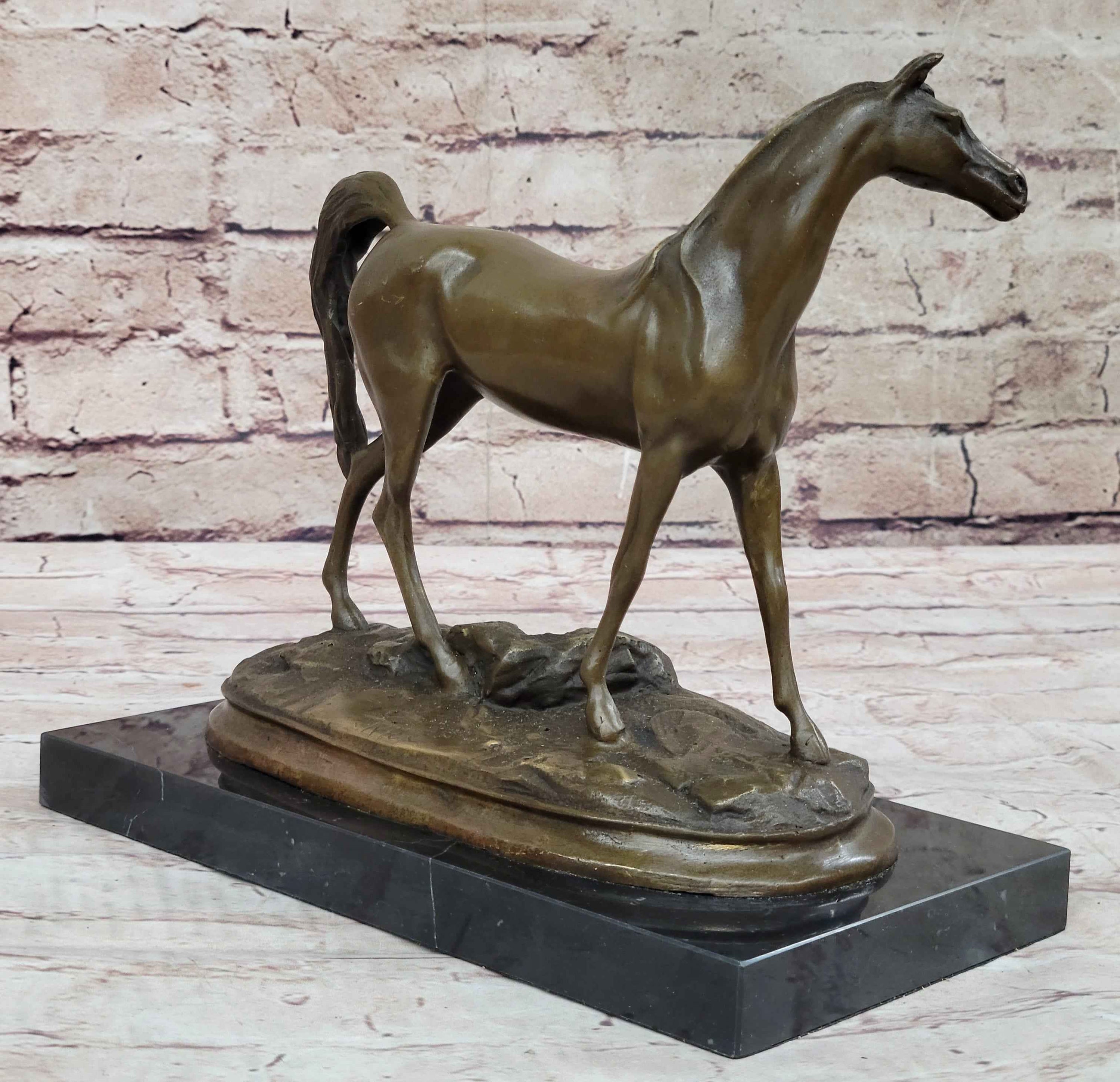 Bronze Horse Sculpture – Elegant Standing Equestrian Art Statue