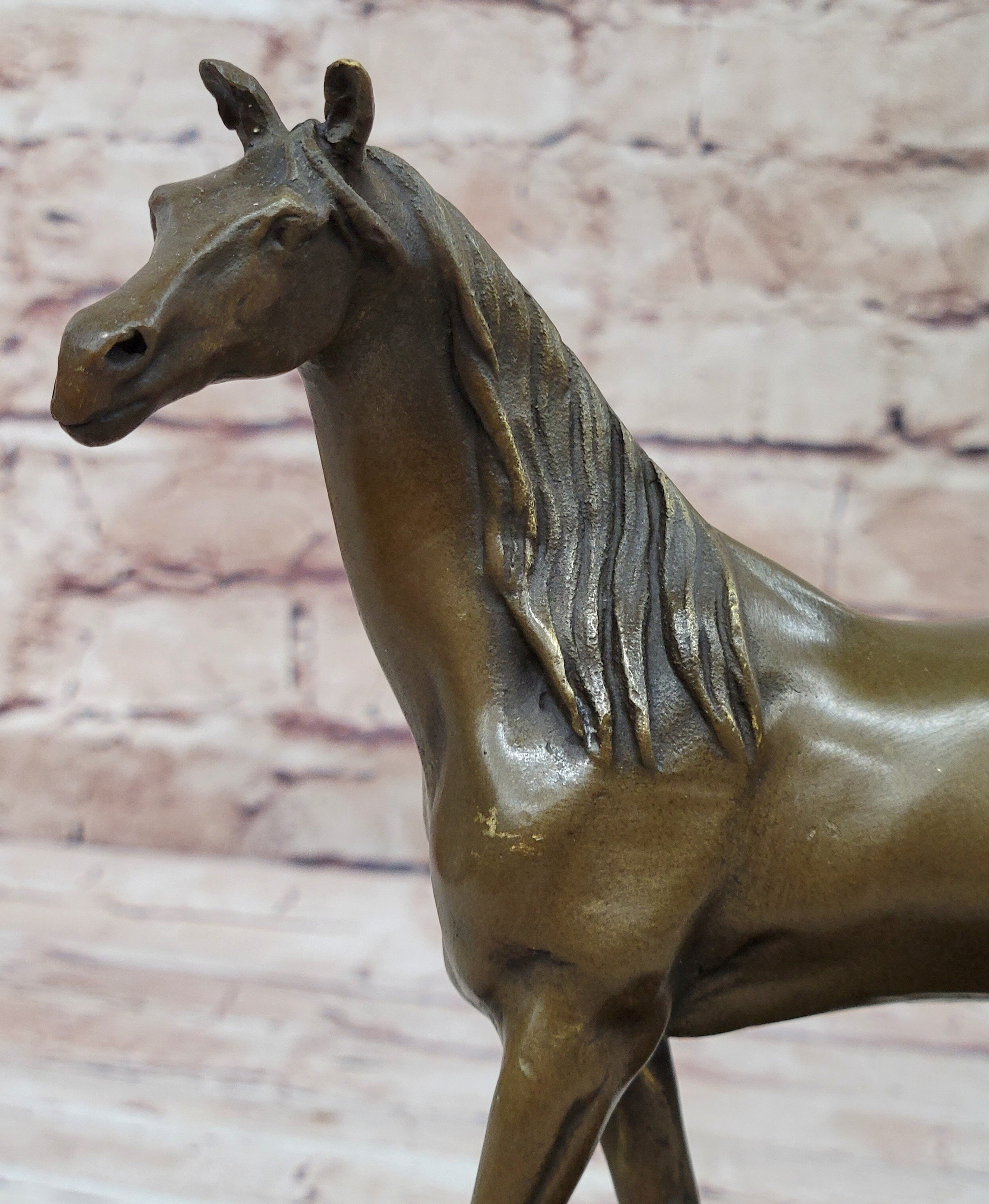 Bronze Horse Sculpture – Elegant Standing Equestrian Art Statue