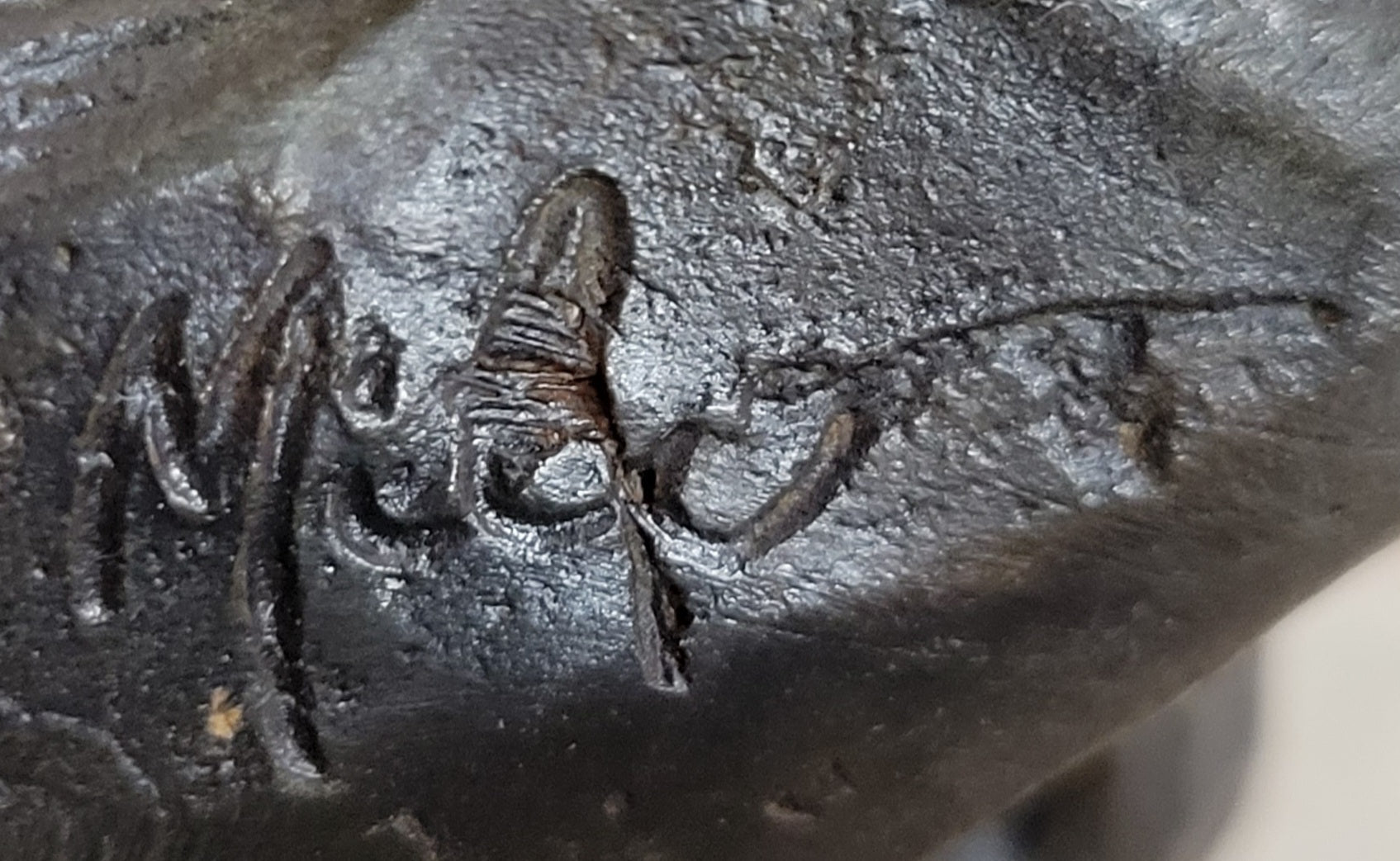 Bronze Panda Bear Sculpture on Marble Base; Unique Wildlife Art Décor by Milo