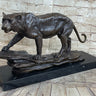 Antoine Louis Barye Antique Reproduction Tiger Bronze Hot Cast Sculpture Figure