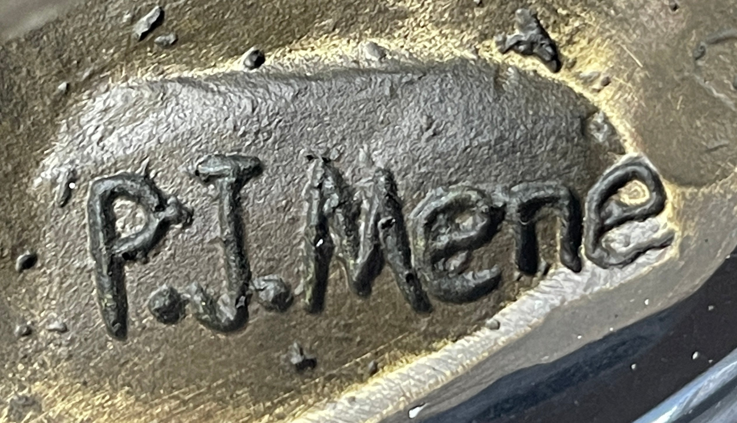 Mountain Lion Hunting Elk Deer by PJ Mene Bronze Statue Sculpture Wildlife Decor 11"X 13"