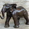 Happy Lucky Elephant Bronze Statue Figure by Barye Sculpture Hot Cast Art Decor