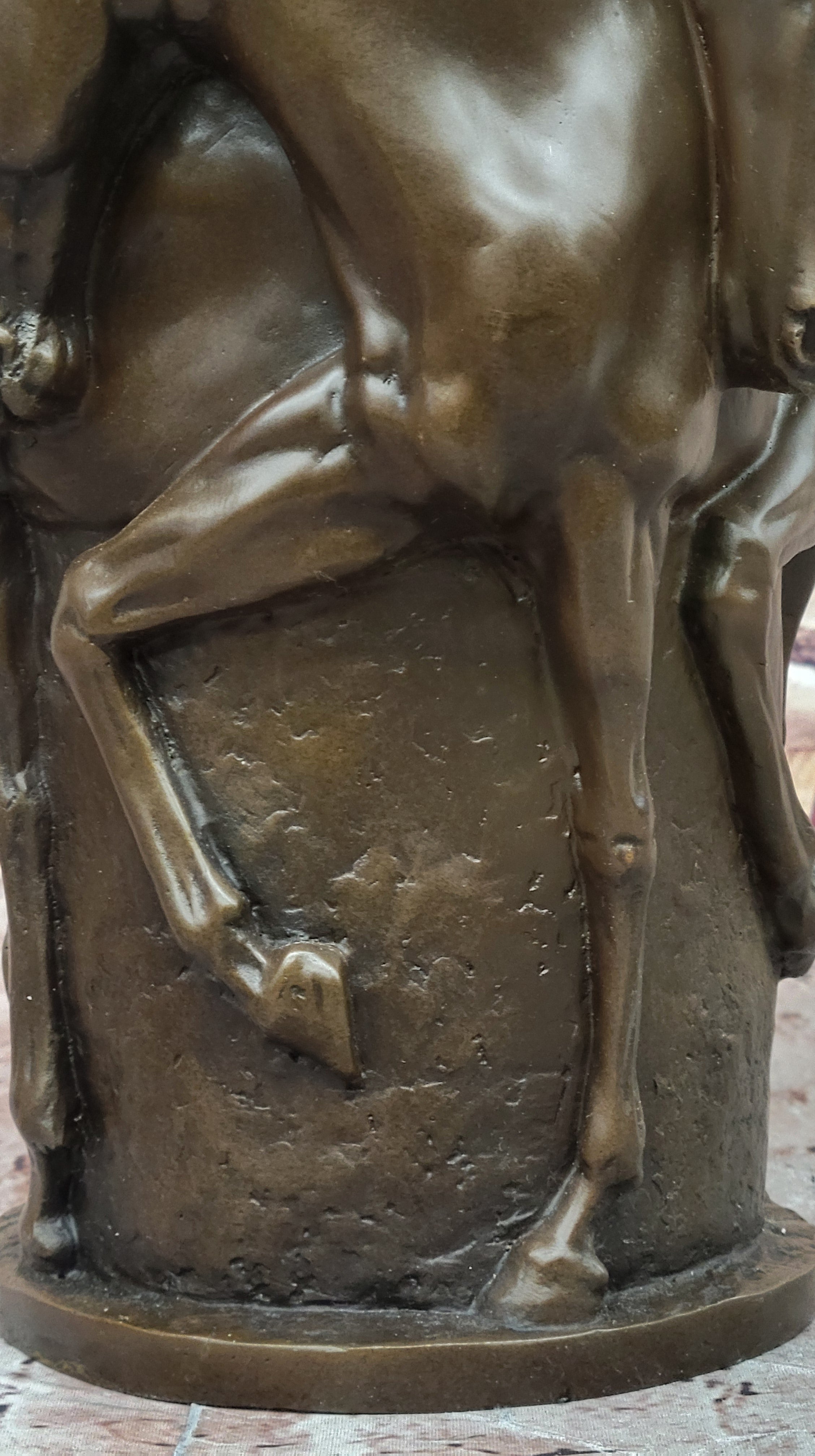 Trophy Horse Centerpiece Hot Cast by Lost Wax Horse Vase Bronze Sculpture Figure