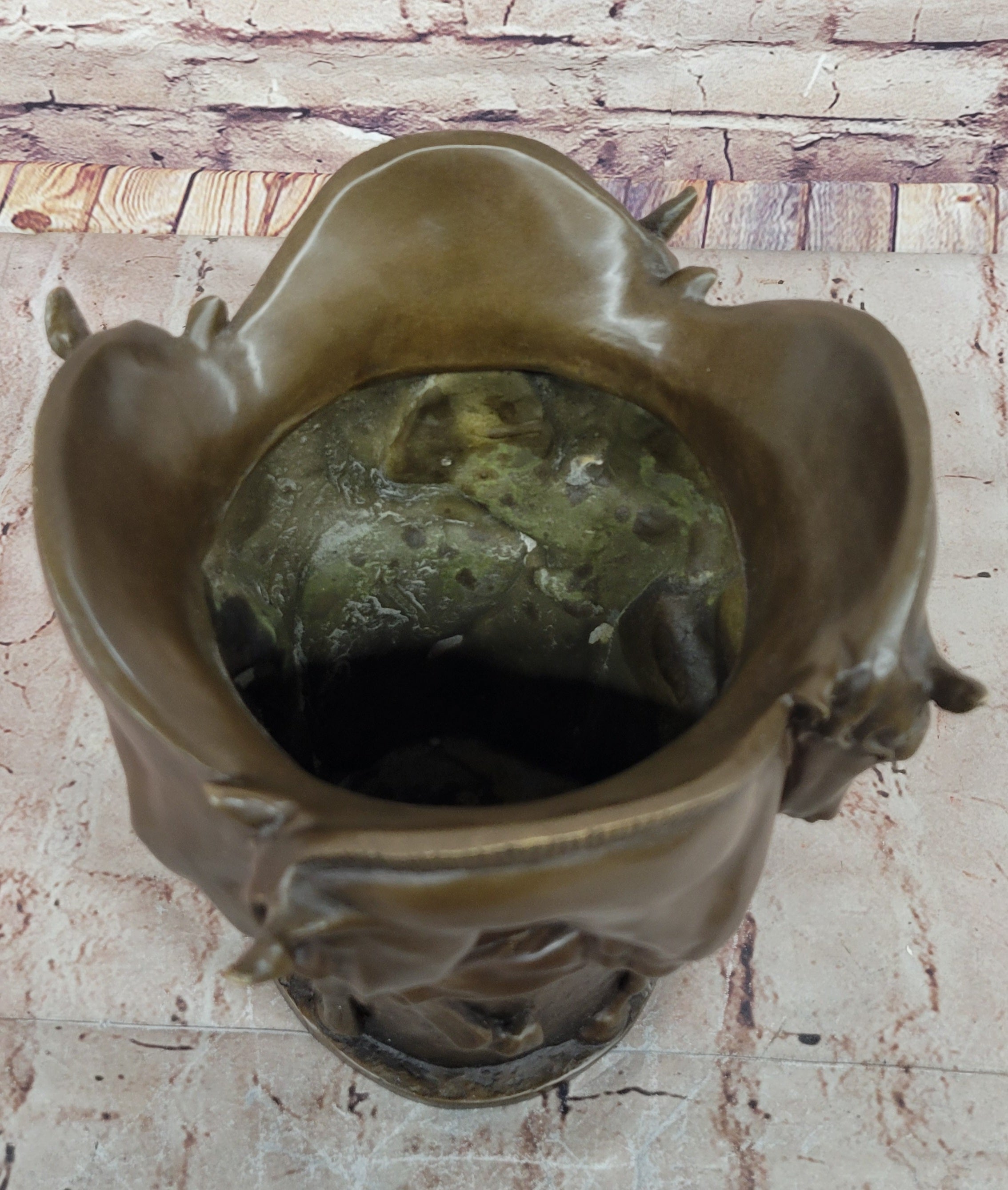 Trophy Horse Centerpiece Hot Cast by Lost Wax Horse Vase Bronze Sculpture Figure