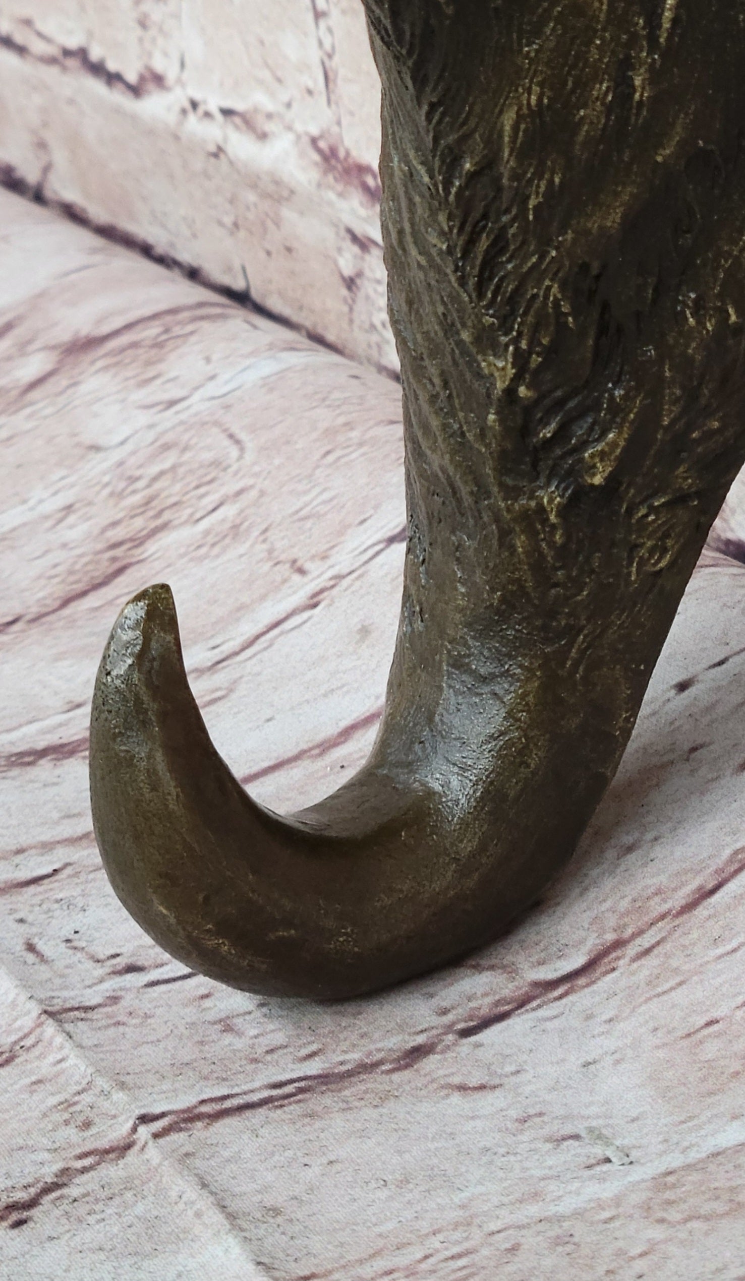 Bull Steer Buffalo Cow Cattle Bronze Metal Wall Mounted Head Original Signed Art