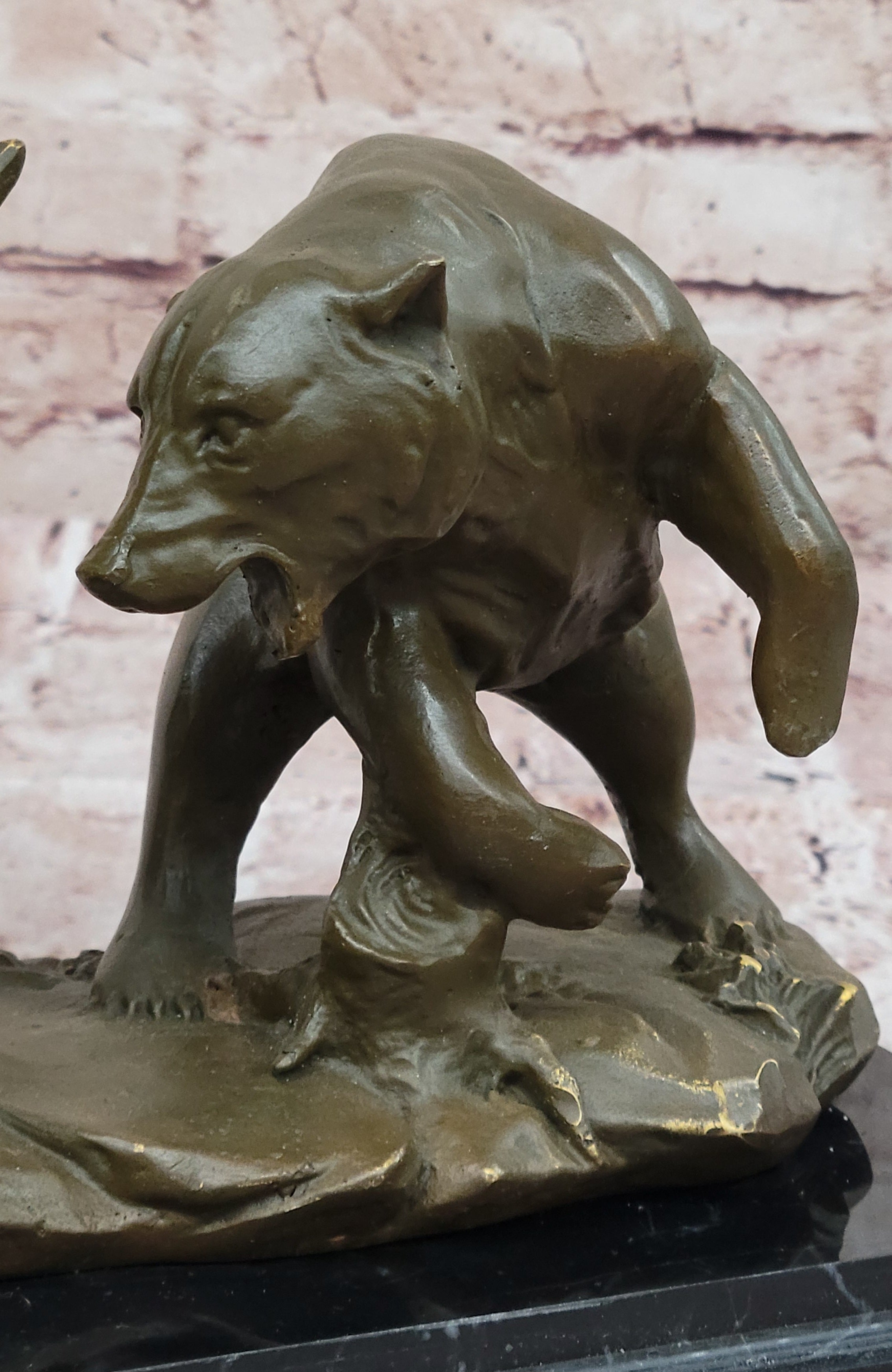 Bull and Bear Bronze Sculpture; Wall Street Market Duel Statue