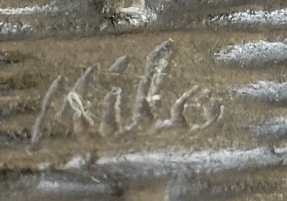 Three Cute Kittens Cats in a Flower Box - Bronze Sculpture Original Art by Milo