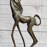 Surreal Dalinian Horse Abstract Bronze Sculpture Statue Salvador Dali 15" x 9"