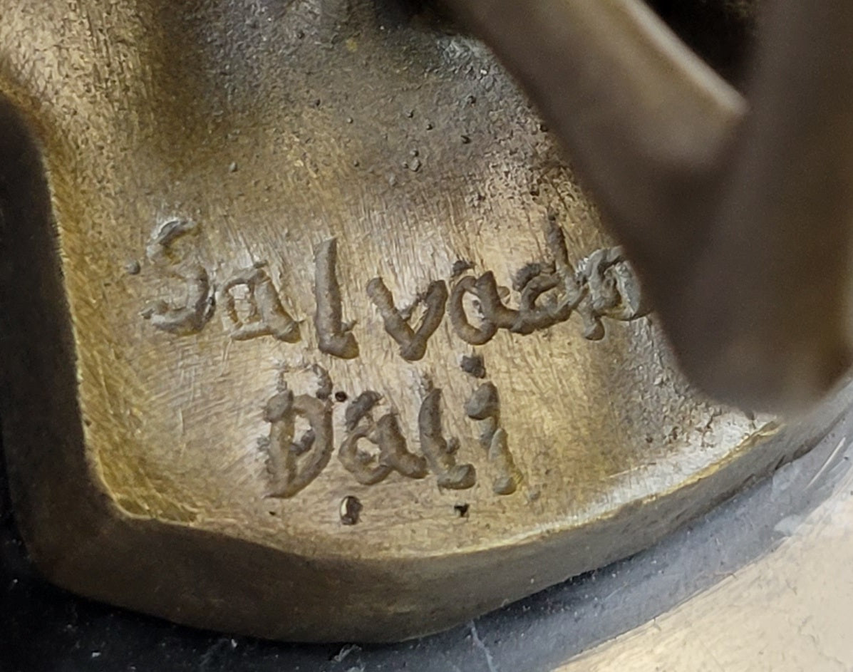 Surreal Dalinian Horse Abstract Bronze Sculpture Statue Salvador Dali 15" x 9"